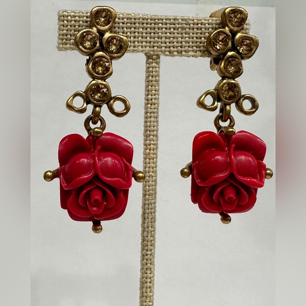 Oscar de la Renta earrings/clips new